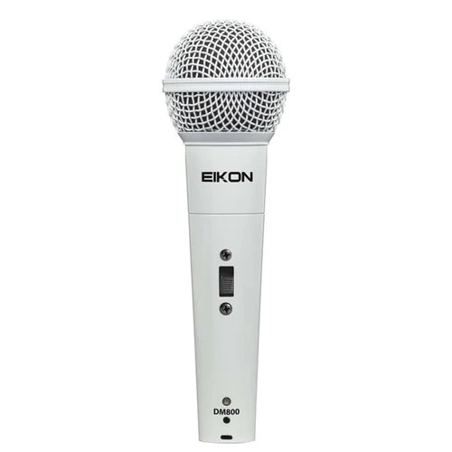 Proel EIKON DM800WH Microfono Dinamico x Canto Voce Bianco + Cavo Cannon XLR M/F