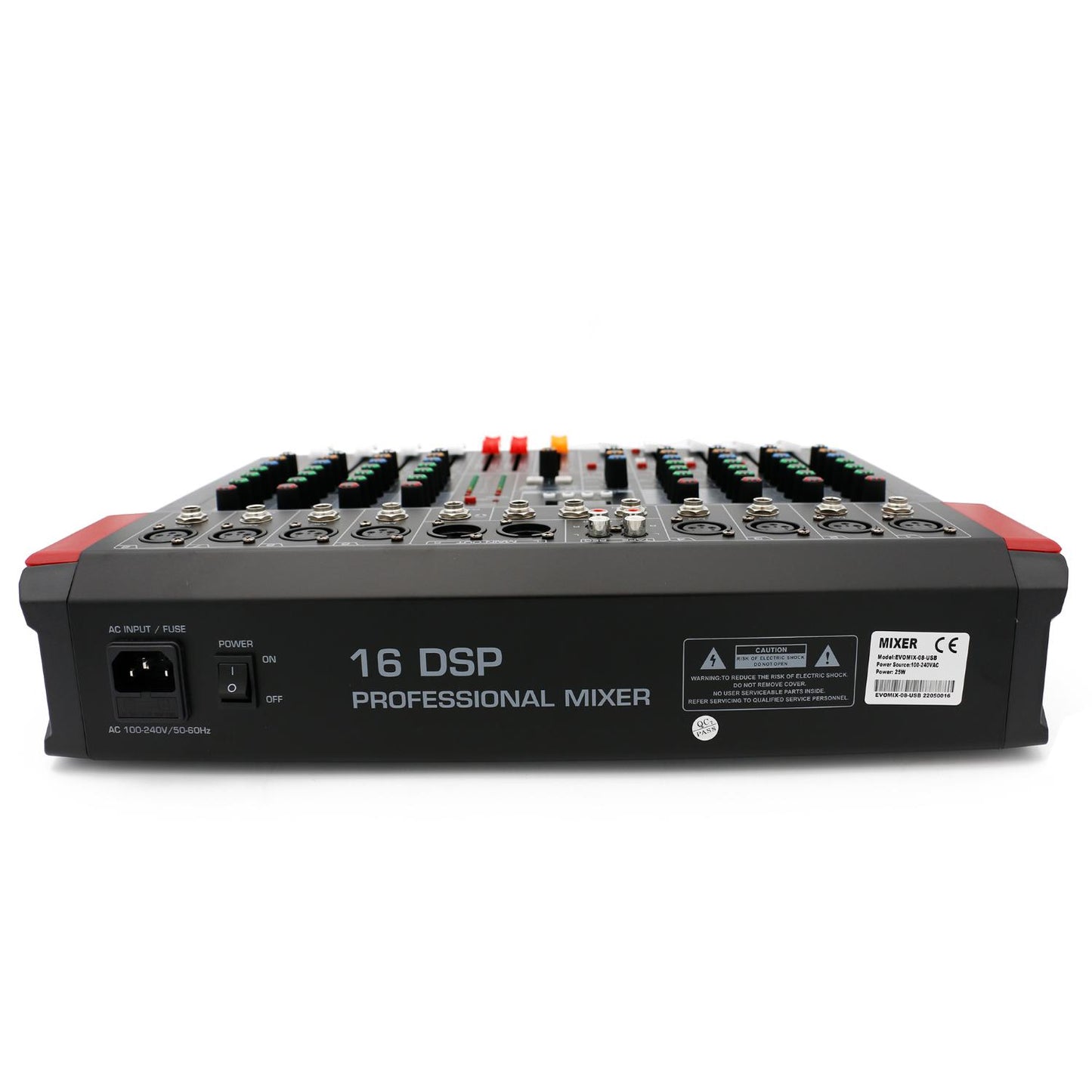 SINEXTESIS EVOMIX 08 USB Mixer/Scheda Audio 8 canali, multieffetto DSP, interfaccia USB, lettore Mp3, Bluetooth