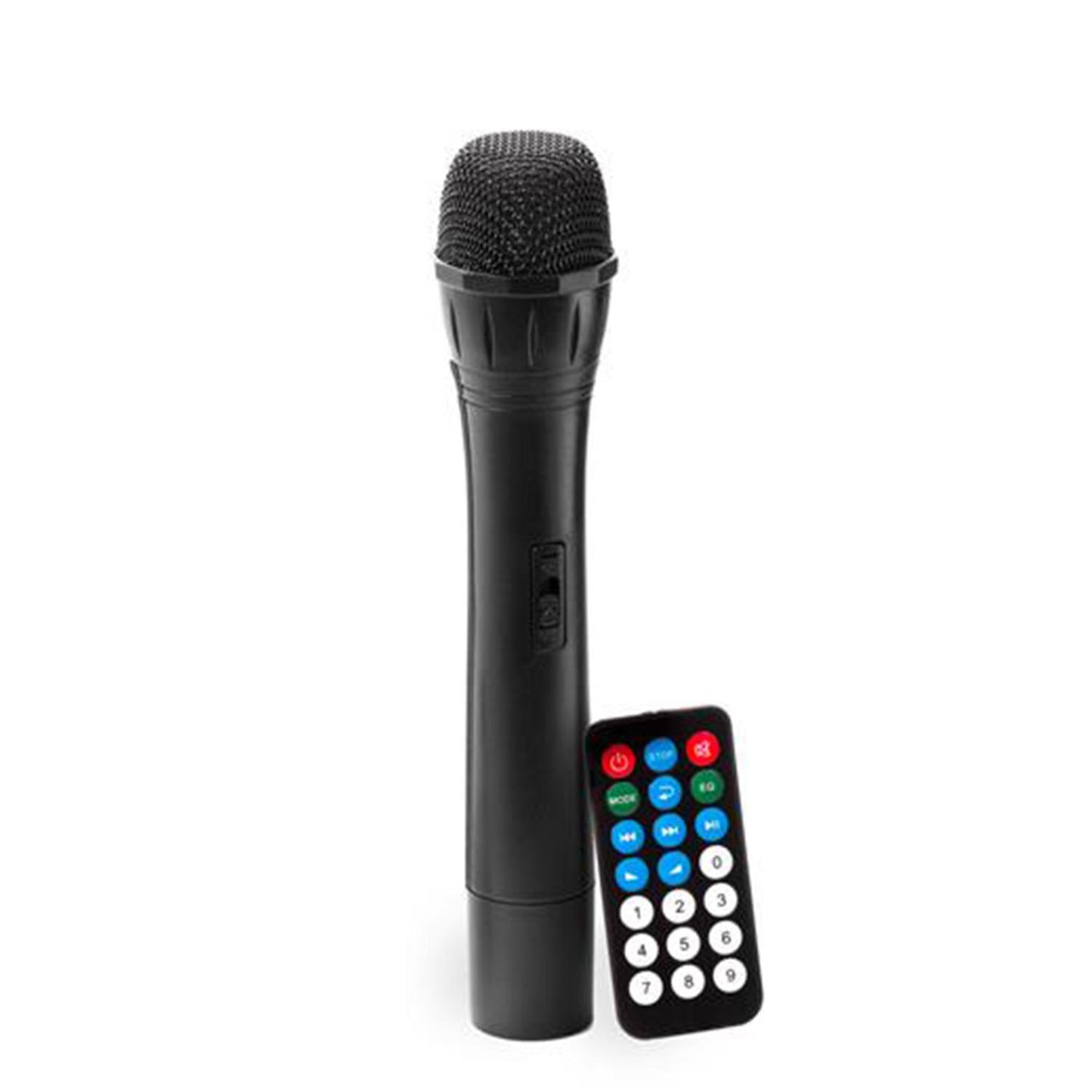 SINEXTESIS TRP-08A-Mp3 TROLLEY 200W Ricaricabile Woofer da 08' con sistema LED, Display LCD, Player Mp3 (USB/SD), Radio FM, Caricatore USB, Telecomando, 1 Radiomicrofono, Echo