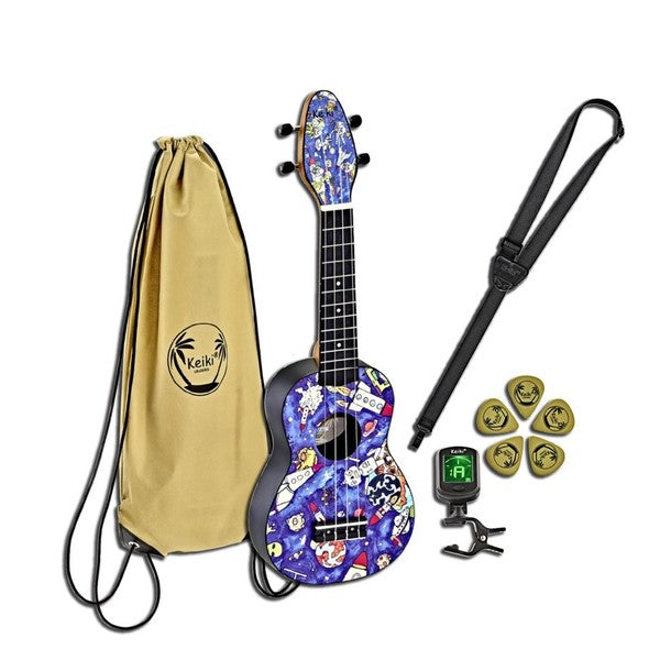 KEIKI K2 SP UKULELE SOPRANO KIT COMPLETO