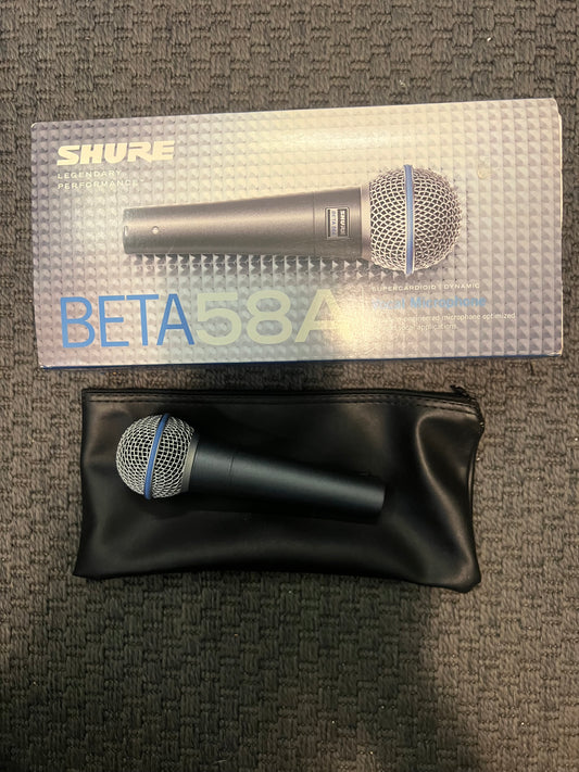 Shure beta 58 da esposizione