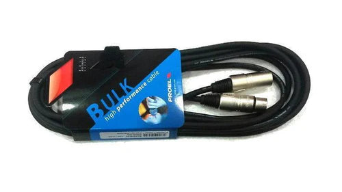 Proel BULK250LU5 Cavo audio Cannon XLR 3P Maschio a Cannon XLR 3F Femmina, 5mt