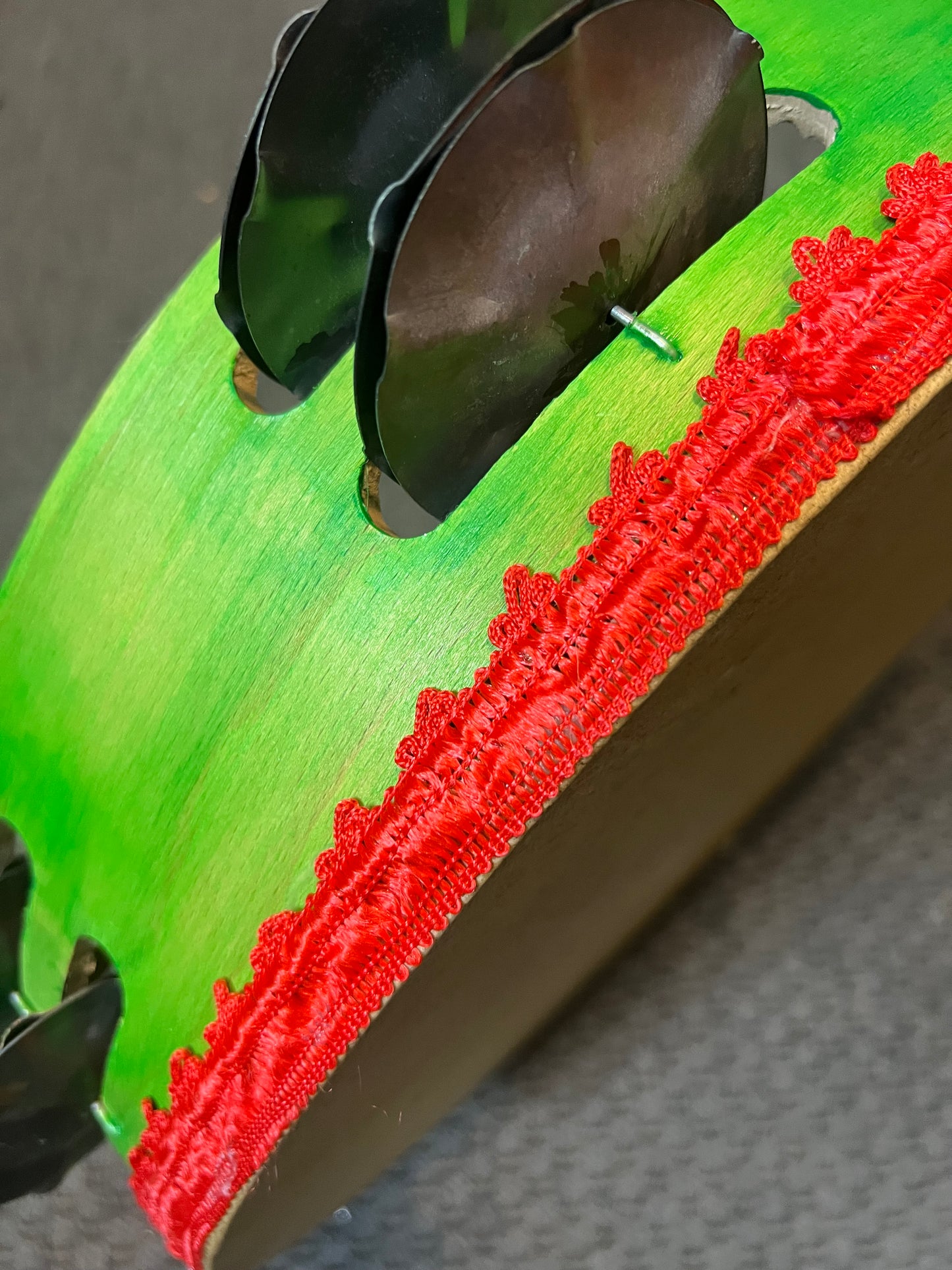 Jesce Sole Jst40gr Tammorra Cm40 Con 8 Coppie Piattini  Made In  Naples