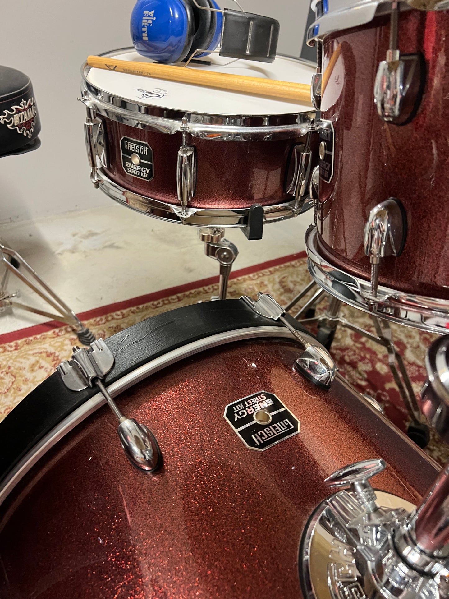 Batteria Gretsch energy Street usato perfetto completa di hardware e altri accessori