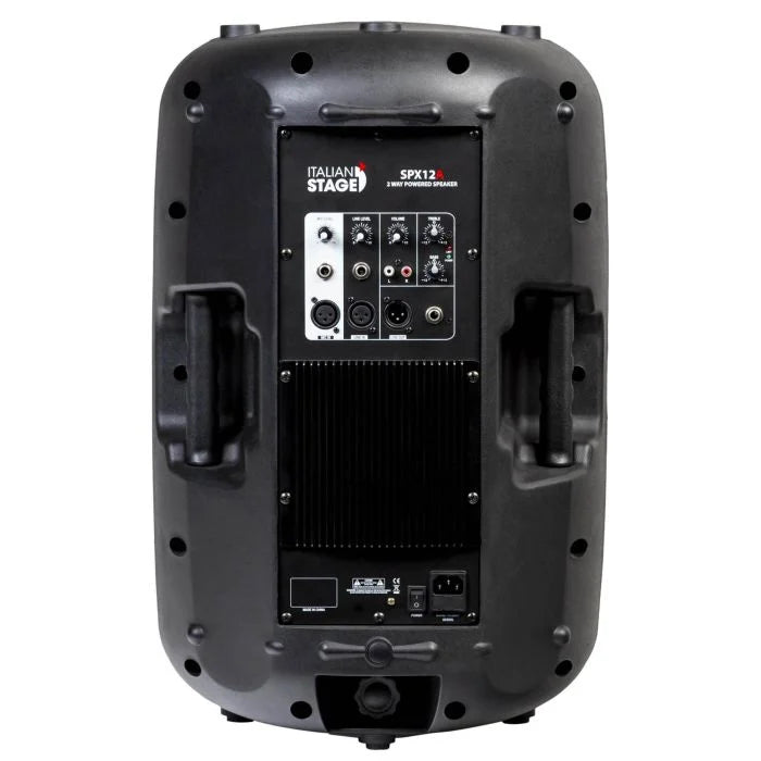Italian Stage IS SPX12A Cassa Attiva 400w 12" e Peak spl 127 dB, Nero