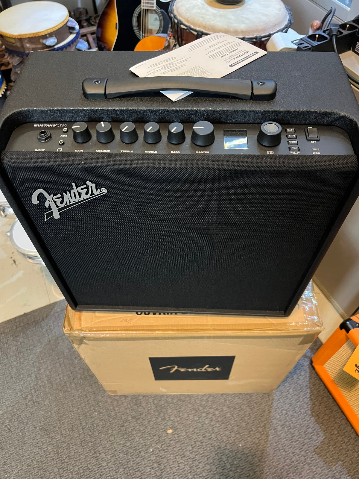 Fender Mustang LT50 Amplificatore x chitarra elettrica da 50w e display a colori