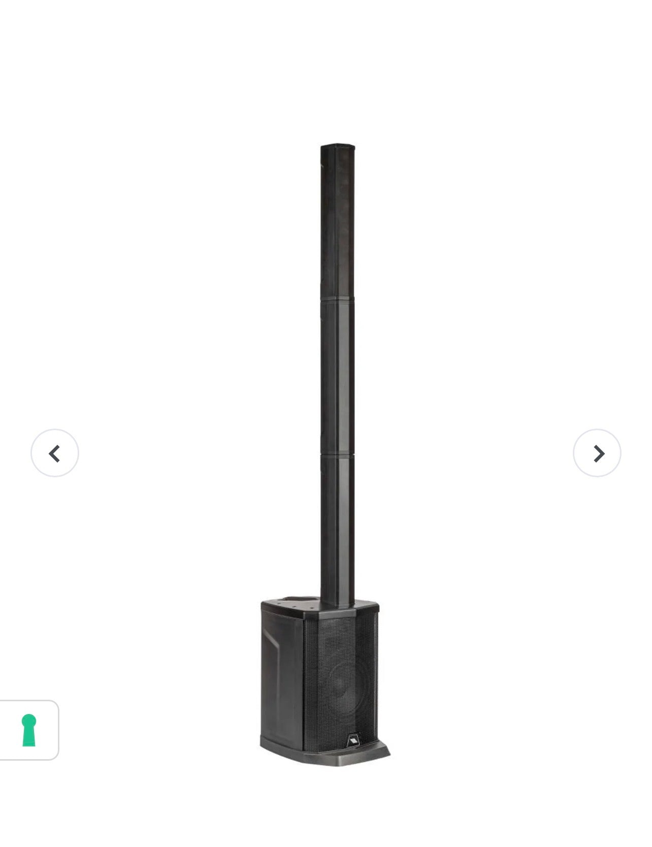 SISTEMA AMPLIFICATO BLUETOOTH A COLONNA CON SUBWOOFER 8" 400W