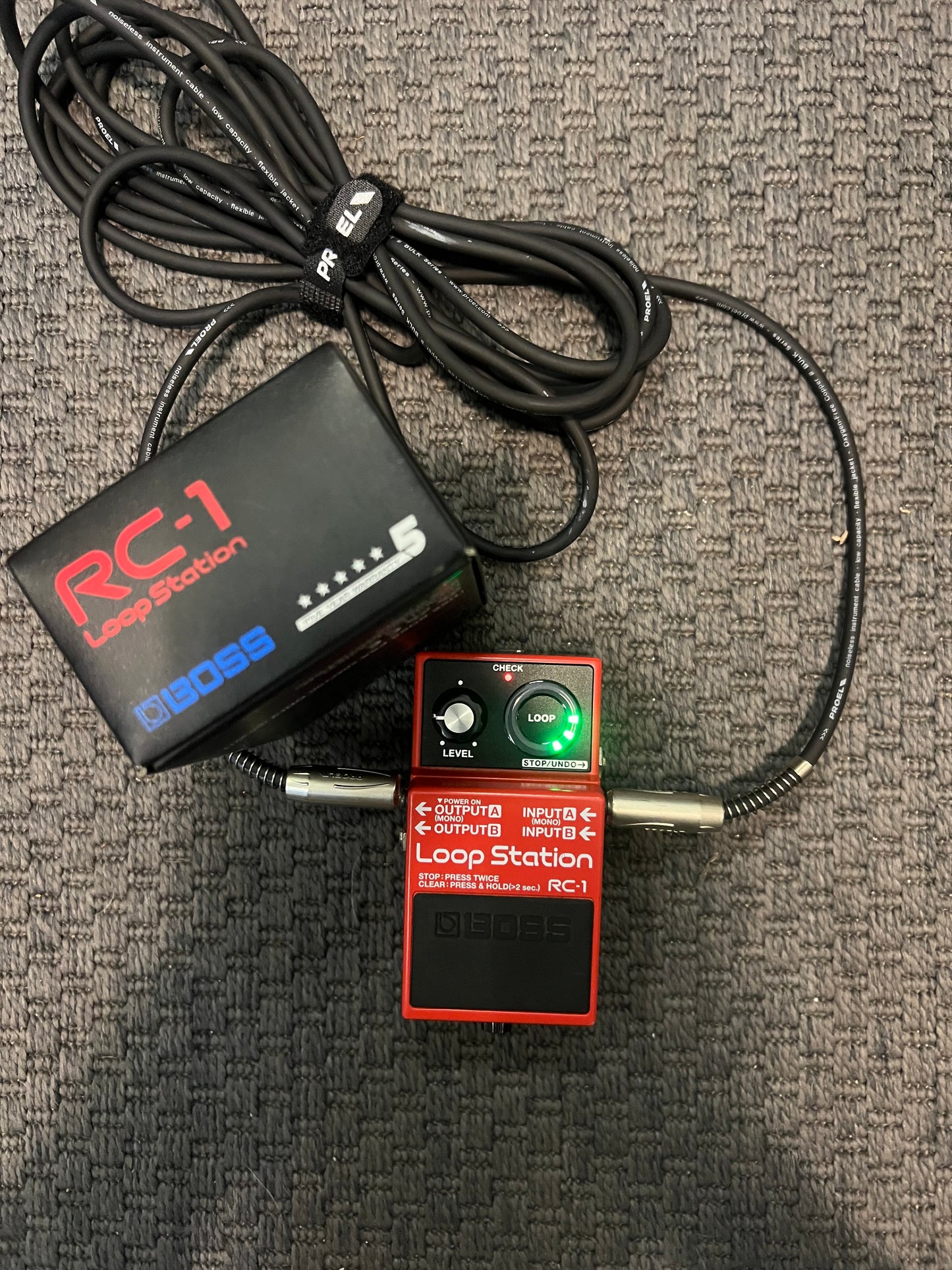 Boss rc1 pedalino loop usato perfetto