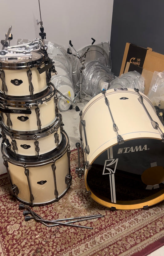 TAMA HYPERDRIVE ALL BIRCH 5 PZ USATA SUGAR WHITE