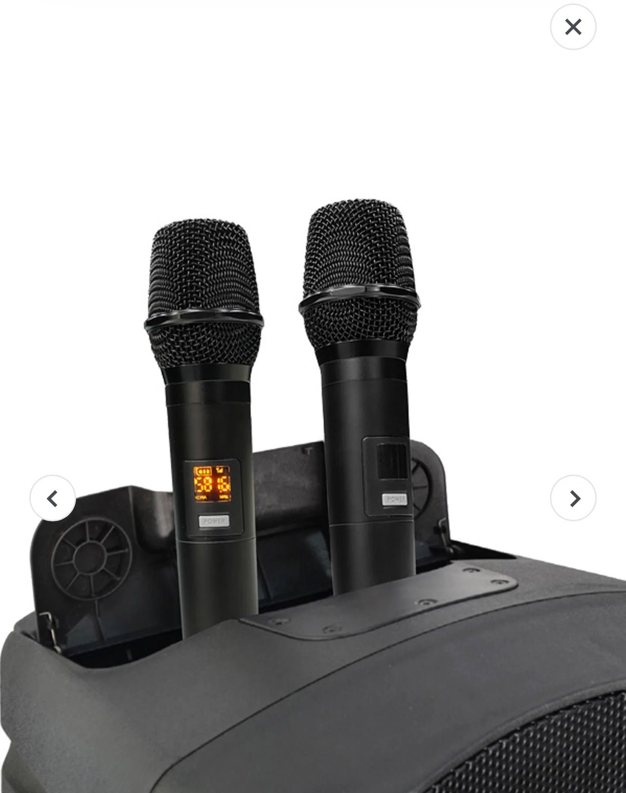 Farfisa FA 120 Trolley Diffusore Attivo Batteria 100w picco 2 radiomic wireless