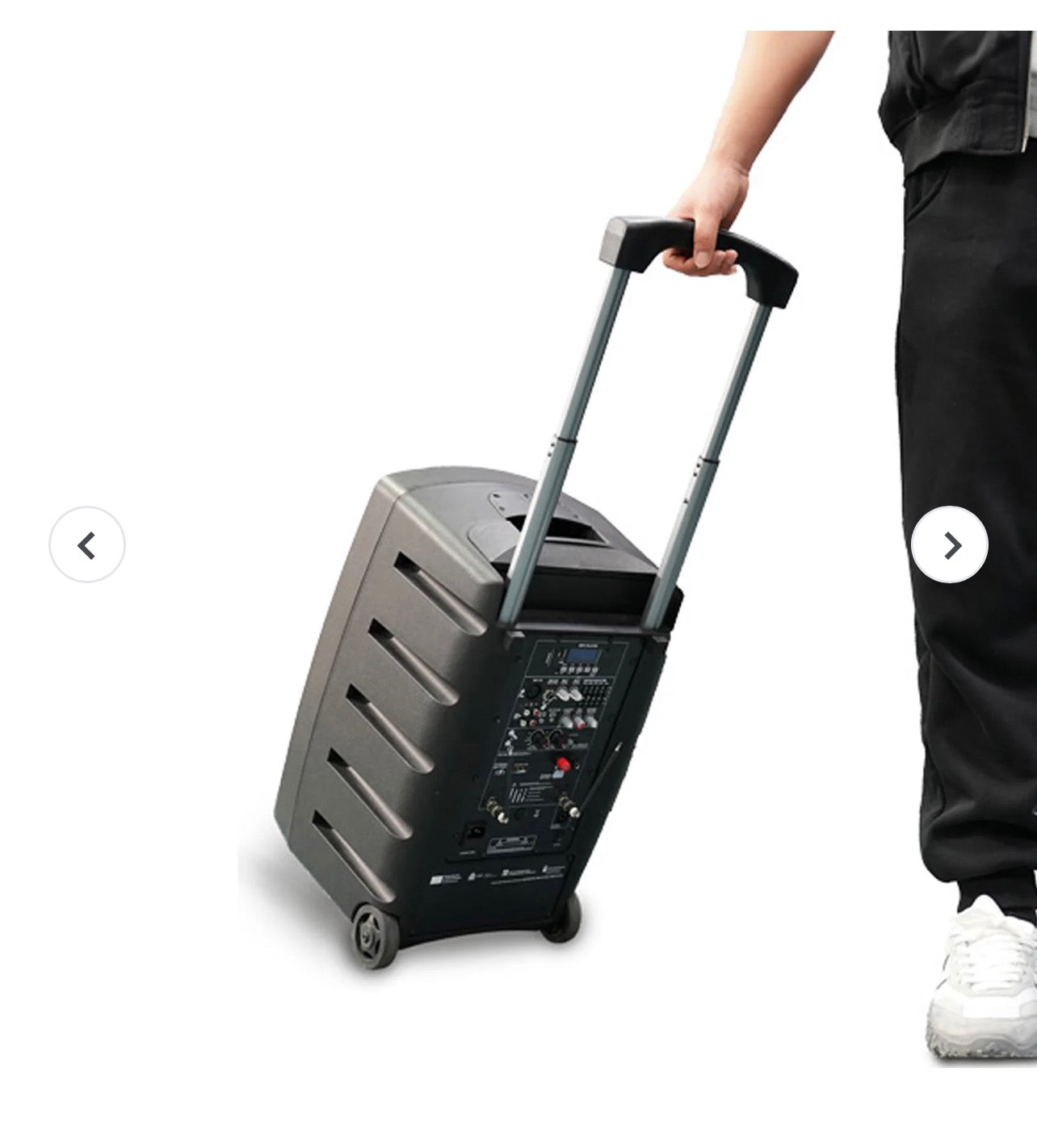 Farfisa FA 120 Trolley Diffusore Attivo Batteria 100w picco 2 radiomic wireless