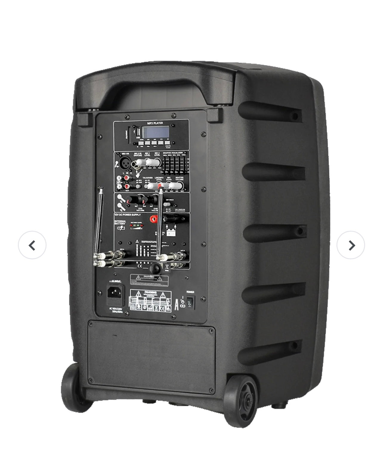 Farfisa FA 120 Trolley Diffusore Attivo Batteria 100w picco 2 radiomic wireless