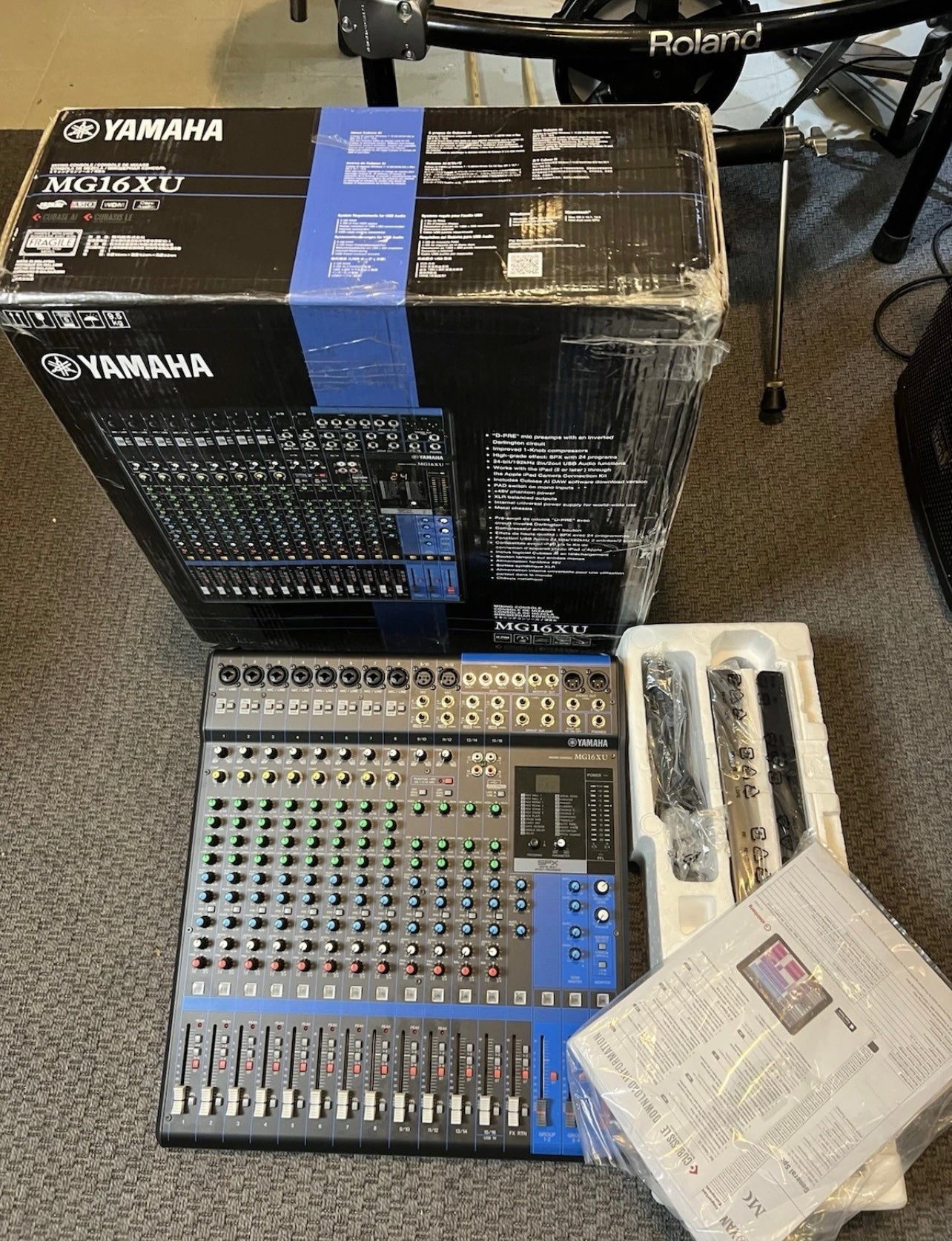 Yamaha Mixer Mg16xu Imballo Originale Garanzia 1 Anno Perfetto