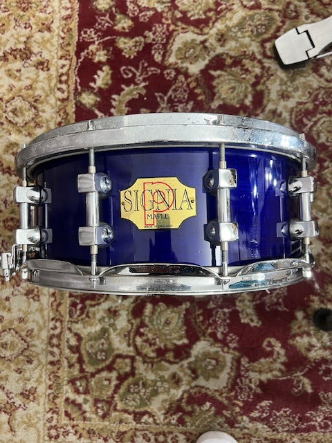 PREMIER DRUMS SIGNIA RULLANTE 14X5 VINTAGE MADE IN ENGLAND USATO