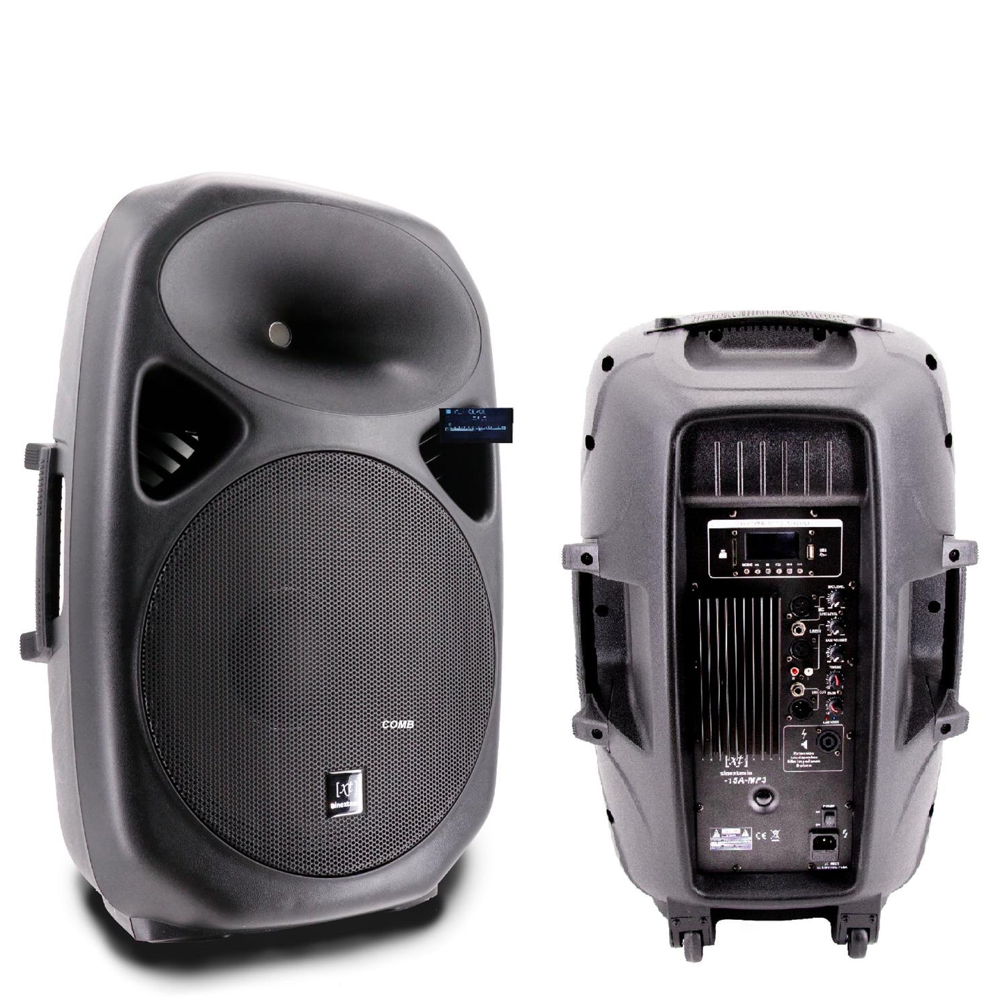 SINEXTESIS PSR15A MP3-BT DIFFUSORE ATTIVO 250W RMS -500W MUSICALI